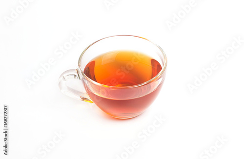 Black tea cup isolate