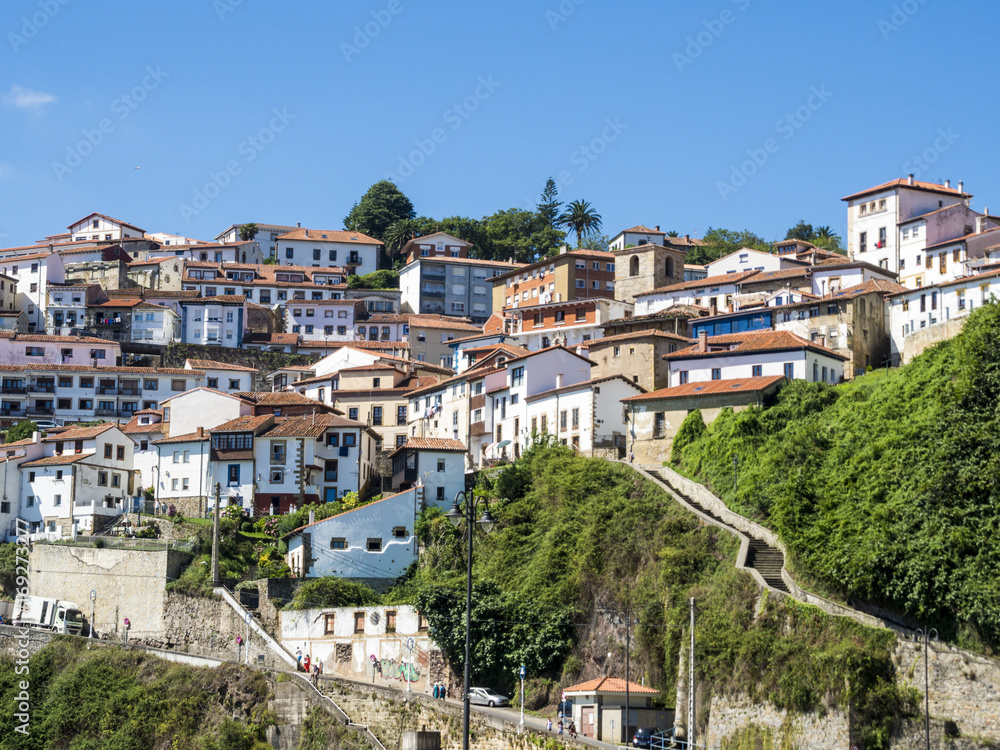 Vistas de Lastres,Asturias,España