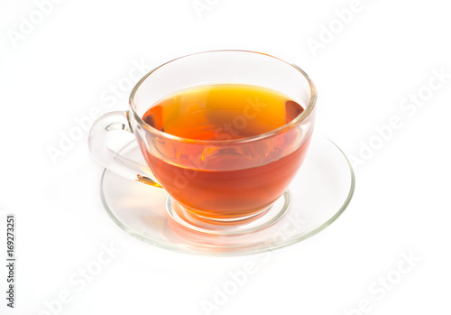 Tea cup isolate on a saucer