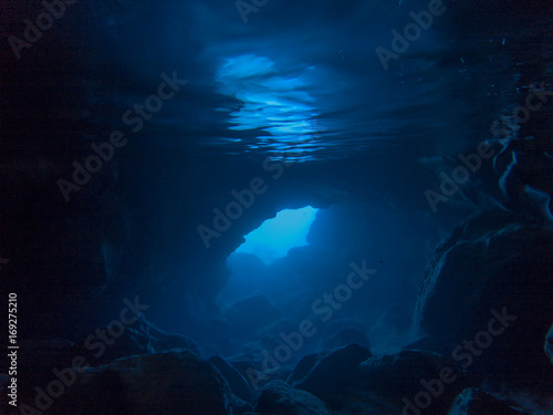 underwater entrance