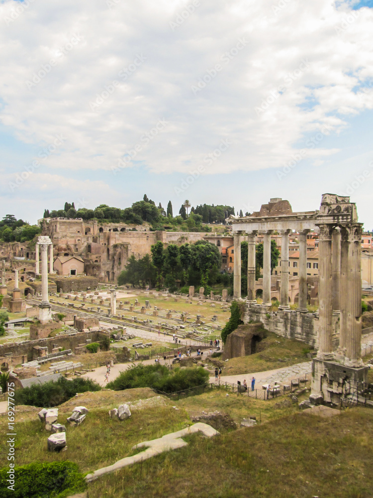 Ruins of the Roman Forum - Rome, Italy