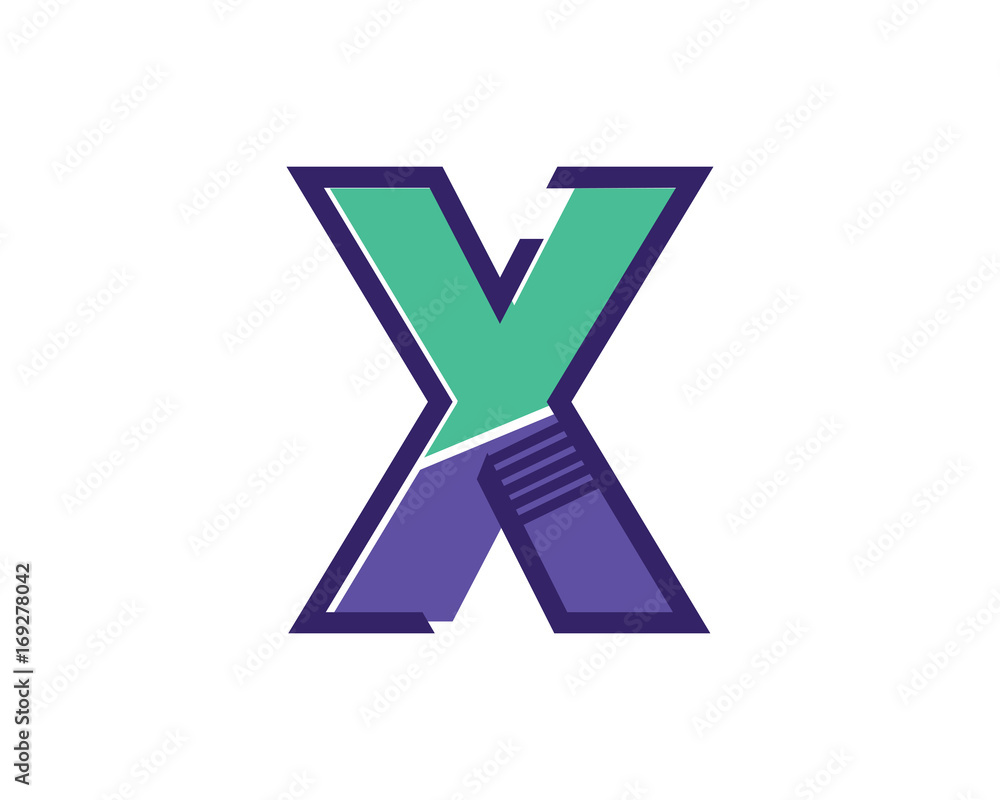 Modern X Alphabet Symbol Suitable For Technology Logo, Infographics, Print, Digital, Logo, Icon, Apps, T-Shirts and Other Marketing Material Purpose. Modern X Alphabet Symbol Suitable For Technology Logo, Infographics, Print, Digital, Logo, Icon, Apps, T-Shirts and Other Marketing Material Purpose.