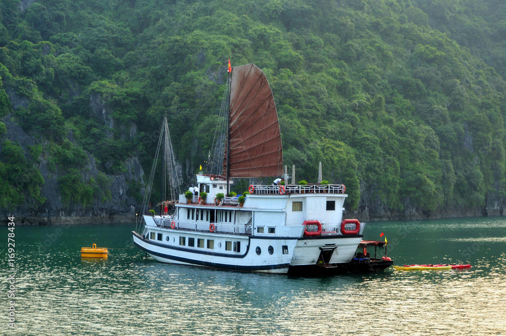 discovered bai of halong in boat