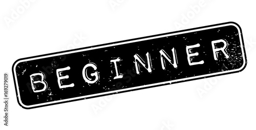 Beginner rubber stamp. Grunge design with dust scratches. Effects can be easily removed for a clean, crisp look. Color is easily changed.