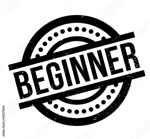 Beginner rubber stamp. Grunge design with dust scratches. Effects can be easily removed for a clean, crisp look. Color is easily changed.