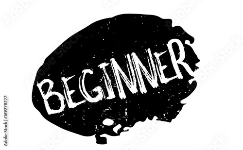 Beginner rubber stamp. Grunge design with dust scratches. Effects can be easily removed for a clean, crisp look. Color is easily changed.