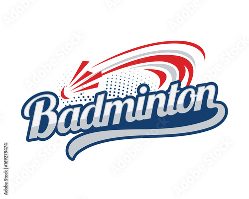 Modern Professional Isolated Sports Badge Logo - The Badminton Club