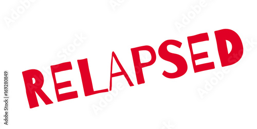 Relapsed rubber stamp. Grunge design with dust scratches. Effects can be easily removed for a clean, crisp look. Color is easily changed.