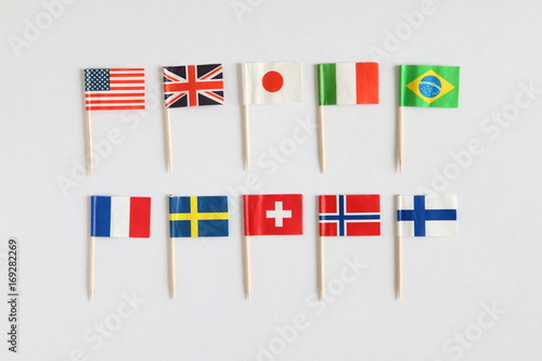 Colorful Cocktail National Flags