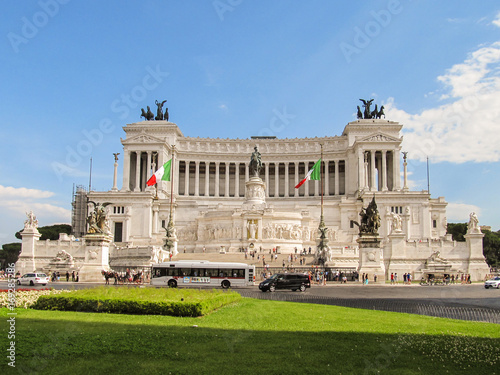 Rome - Circa June 2015: Altare della Patria (Altar of the Nation) aka Monumento Nazionale a Vittorio Emanuele II in Rome, Italy
