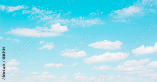 Beautiful Blue Nature Background Sky with clouds