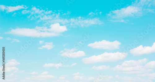 Beautiful Blue Nature Background Sky with clouds