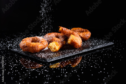 Homemade fritters traditional in Spain photo