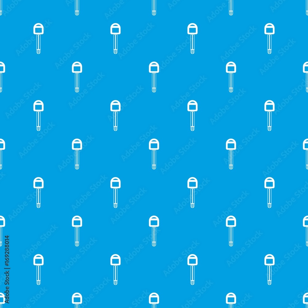 Car key pattern seamless blue