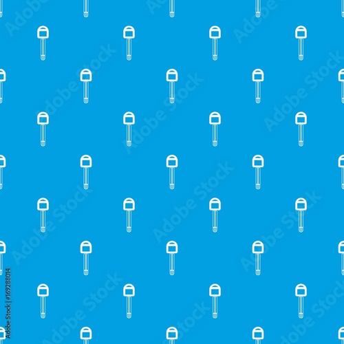 Car key pattern seamless blue