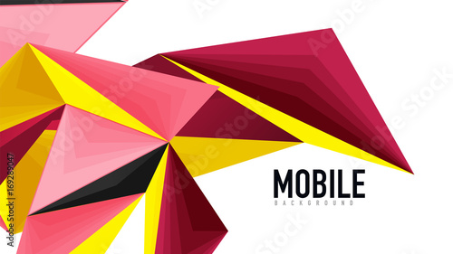 Free Download Modern triangle presentation template - GFXLoad