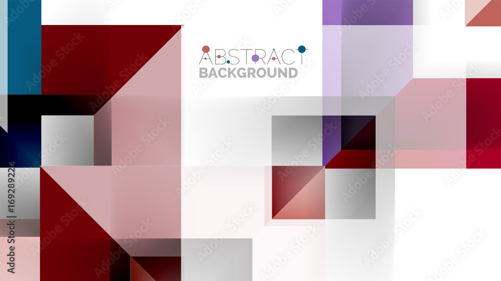 Obraz premium Business presentation geometric template