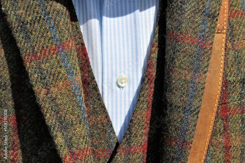 An image of tweed jacket photo