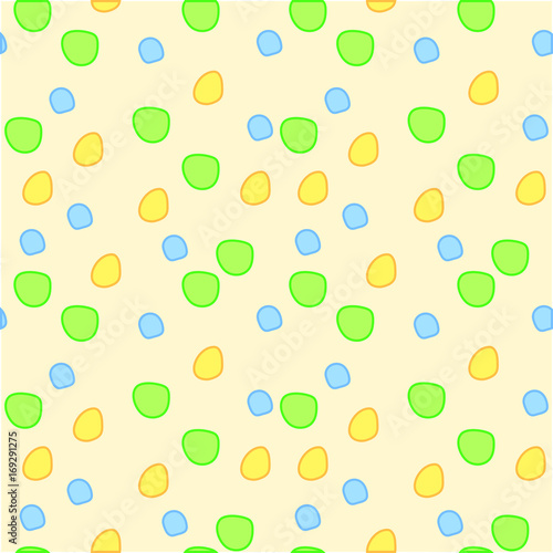 Circle hand drawn.Seamless pattern.Vector background