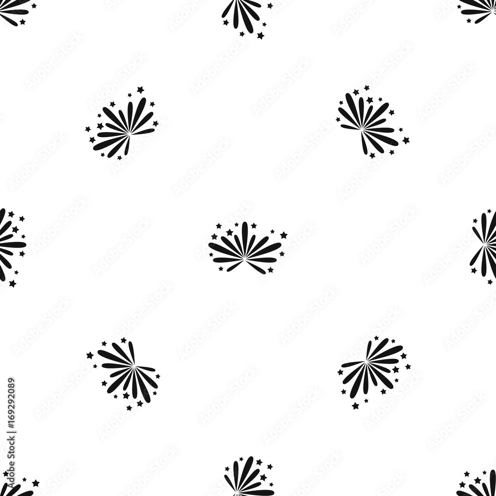 Fireworks pattern seamless black Fireworks pattern seamless black