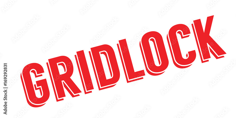 Gridlock rubber stamp. Grunge design with dust scratches. Effects can be easily removed for a clean, crisp look. Color is easily changed. Gridlock rubber stamp. Grunge design with dust scratches. Effects can be easily removed for a clean, crisp look. Color is easily changed.