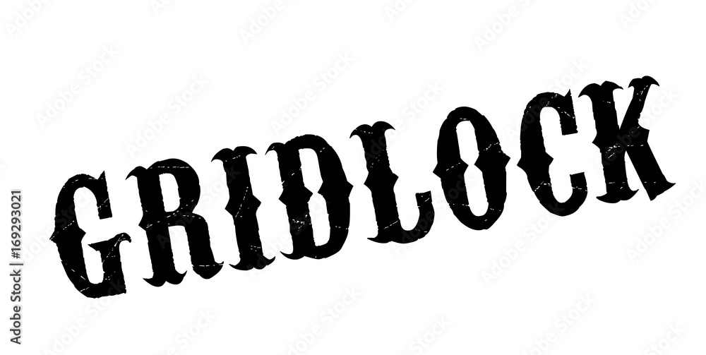 Gridlock rubber stamp. Grunge design with dust scratches. Effects can be easily removed for a clean, crisp look. Color is easily changed. Gridlock rubber stamp. Grunge design with dust scratches. Effects can be easily removed for a clean, crisp look. Color is easily changed.