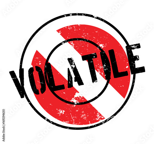 Volatile rubber stamp. Grunge design with dust scratches. Effects can be easily removed for a clean, crisp look. Color is easily changed.