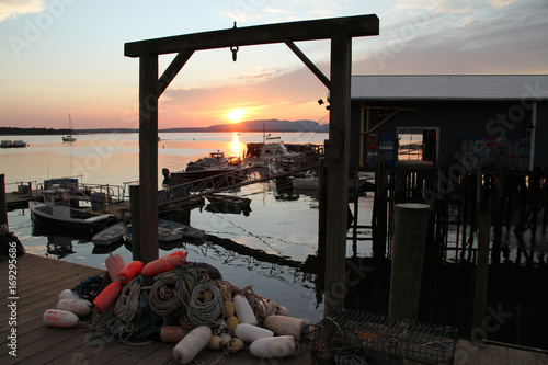 Sunset Lobster Pier, Islesford, Maine