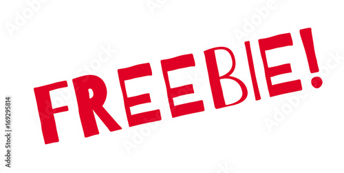 Freebie rubber stamp. Grunge design with dust scratches. Effects can be easily removed for a clean, crisp look. Color is easily changed.