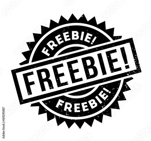 Freebie rubber stamp. Grunge design with dust scratches. Effects can be easily removed for a clean, crisp look. Color is easily changed.