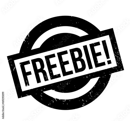 Freebie rubber stamp. Grunge design with dust scratches. Effects can be easily removed for a clean, crisp look. Color is easily changed.