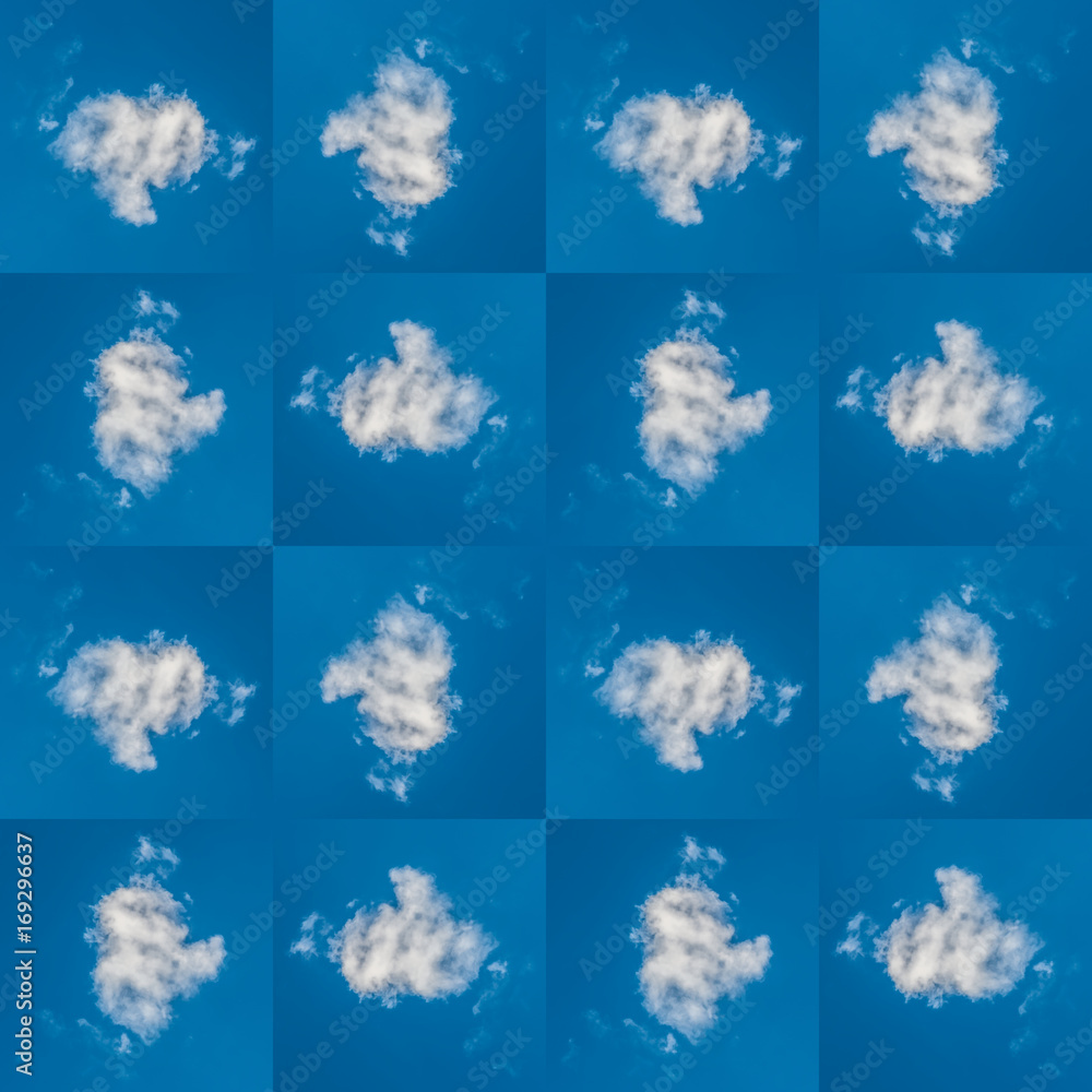 Abstract celestial blue seamless pattern. Skiey background. Abstract celestial blue seamless pattern. Skiey background.