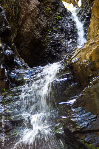 La Gomera Wasserfall im Barranco de Arure photo