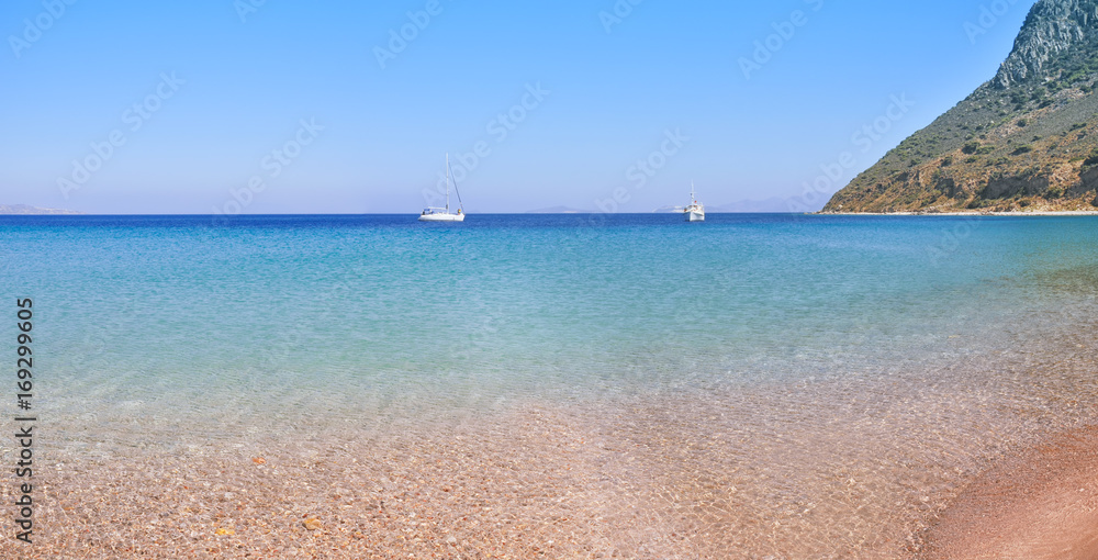 griechische Traumbucht auf der Insel Kos