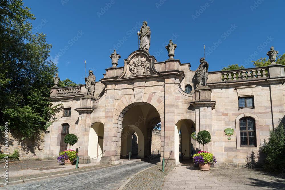 Fototapeta premium Baroque Paulustor in the city of Fulda