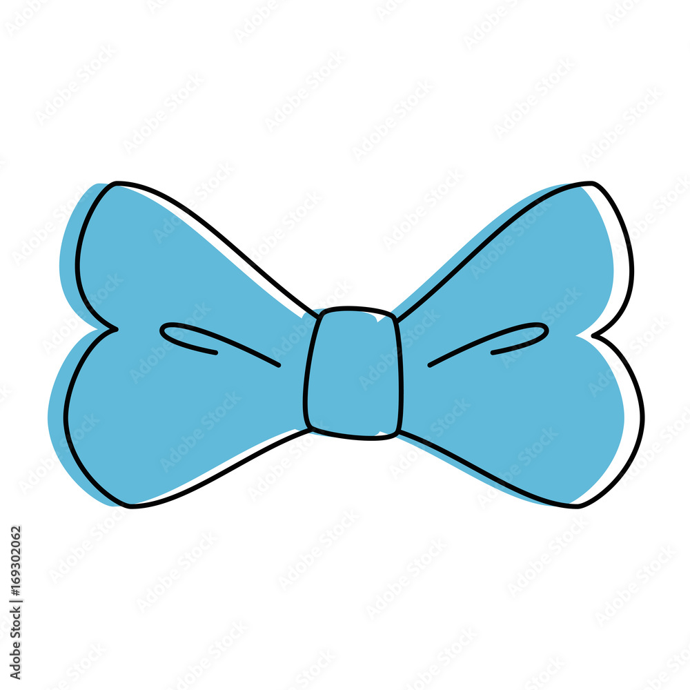 decorative bow icon over white background vector illustration decorative bow icon over white background vector illustration
