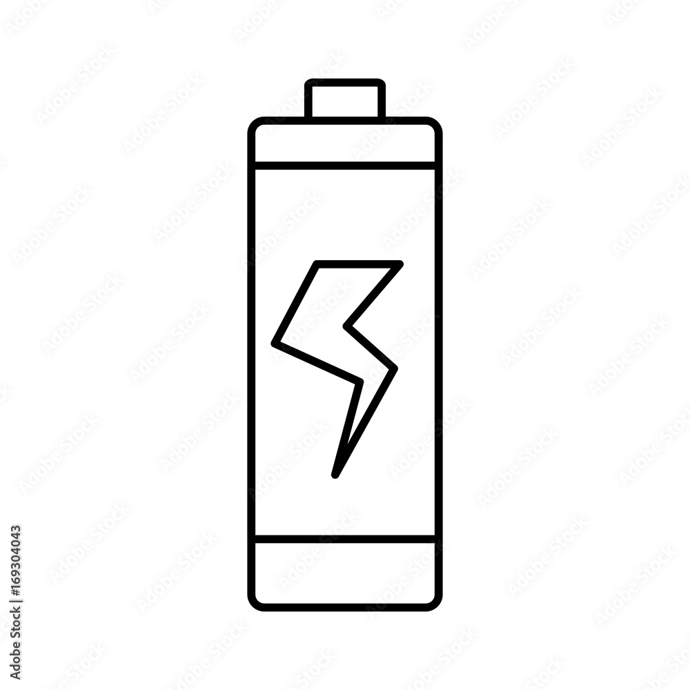 battery icon over white background vector illustration battery icon over white background vector illustration