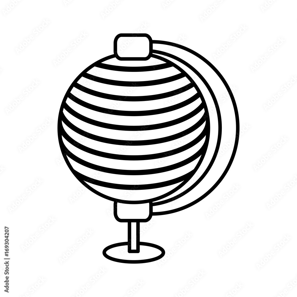 geography tool icon over white background vector illustration geography tool icon over white background vector illustration