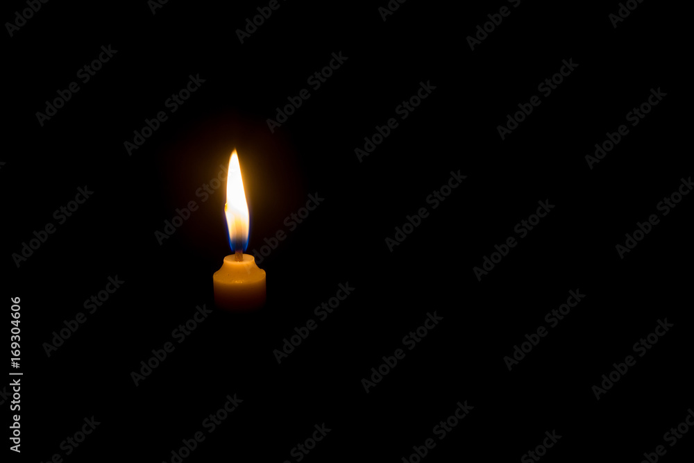Light of the candle in the dark Light of the candle in the dark