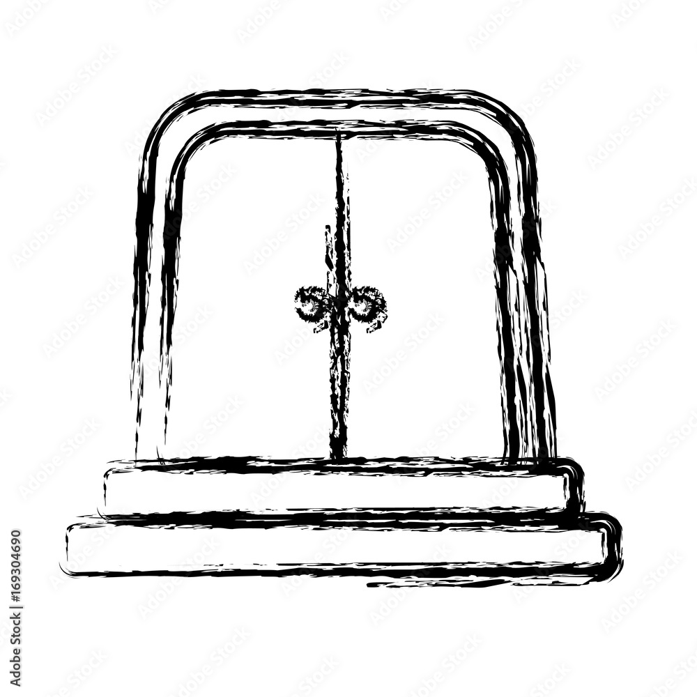 elevator door icon over white background vector illustration elevator door icon over white background vector illustration