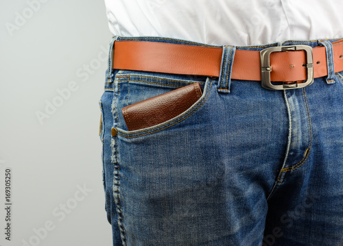 Wallet in the font pocket.