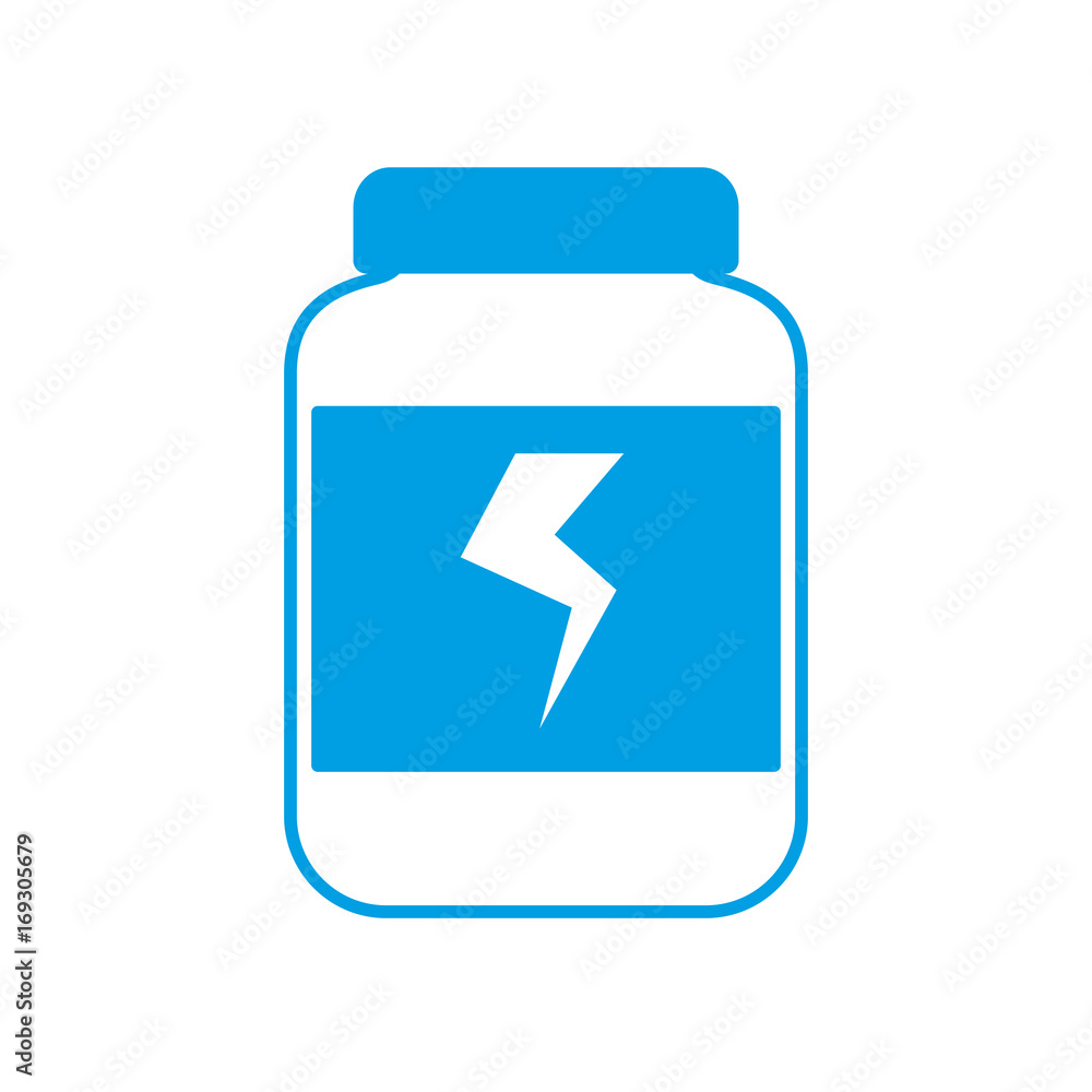 protein bottle icon over white background vector illustration protein bottle icon over white background vector illustration