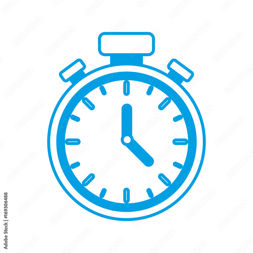 chronometer icon over white background vector illustration chronometer icon over white background vector illustration