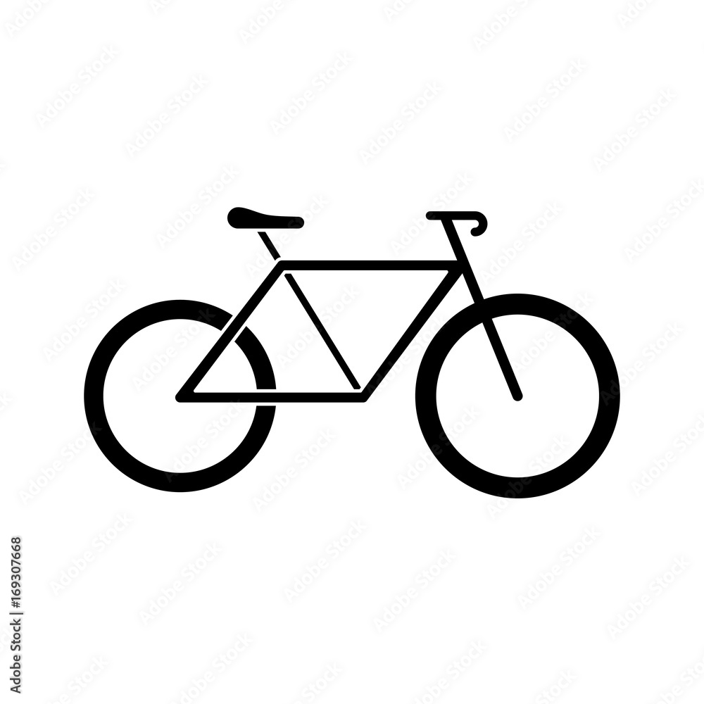 bicycle icon over white background vector illustration bicycle icon over white background vector illustration