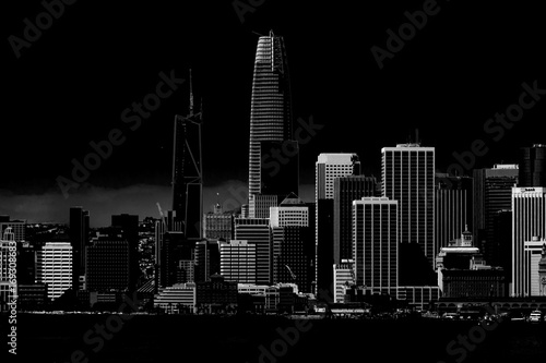 San Francisco Skyline B&W