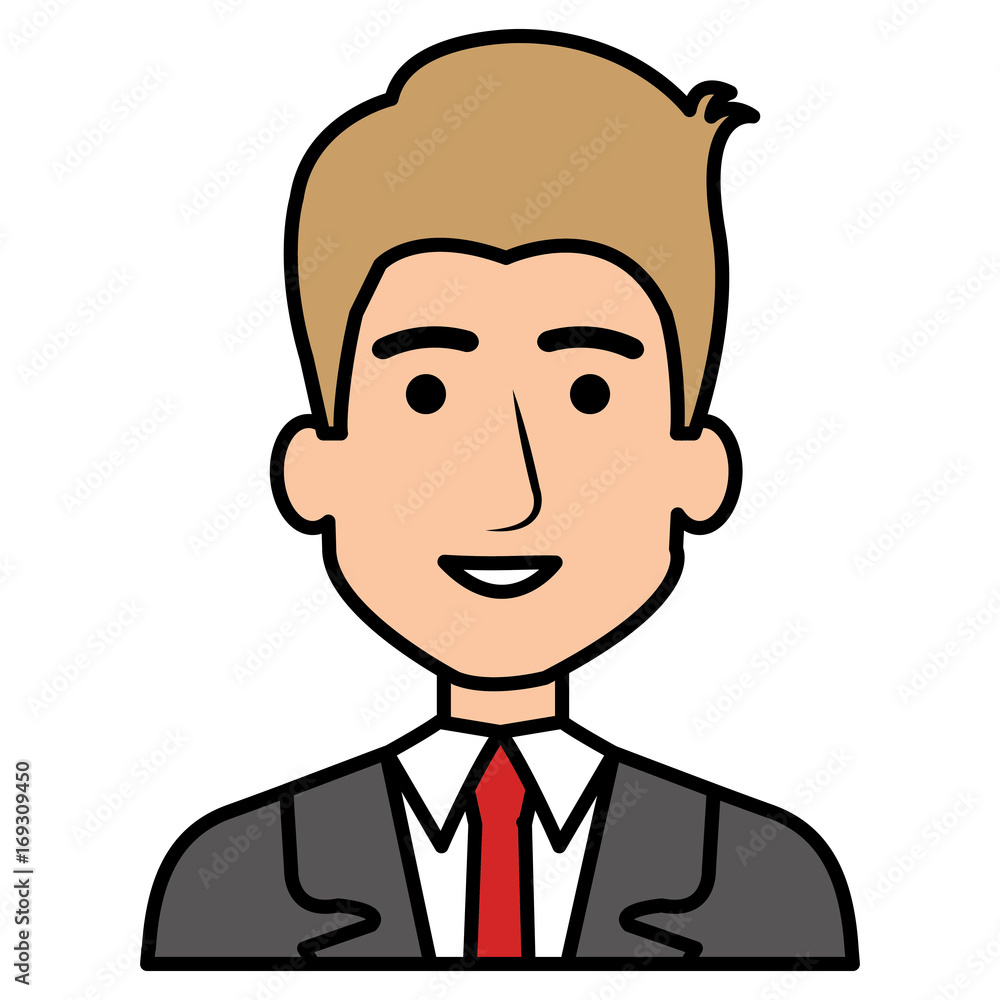 elegant businessman avatar character vector illustration design elegant businessman avatar character vector illustration design