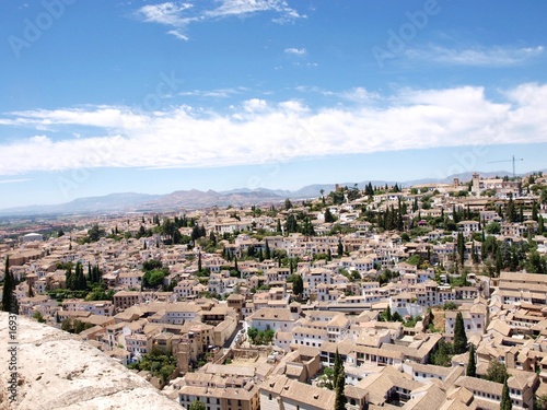 Weiße Stadt Granada