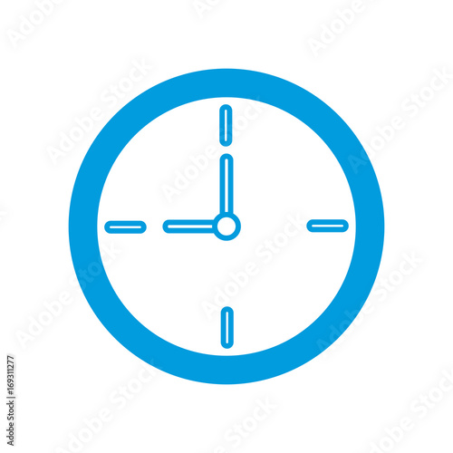 Free Download classic round wall clock icon isolated on white background - GFXLoad