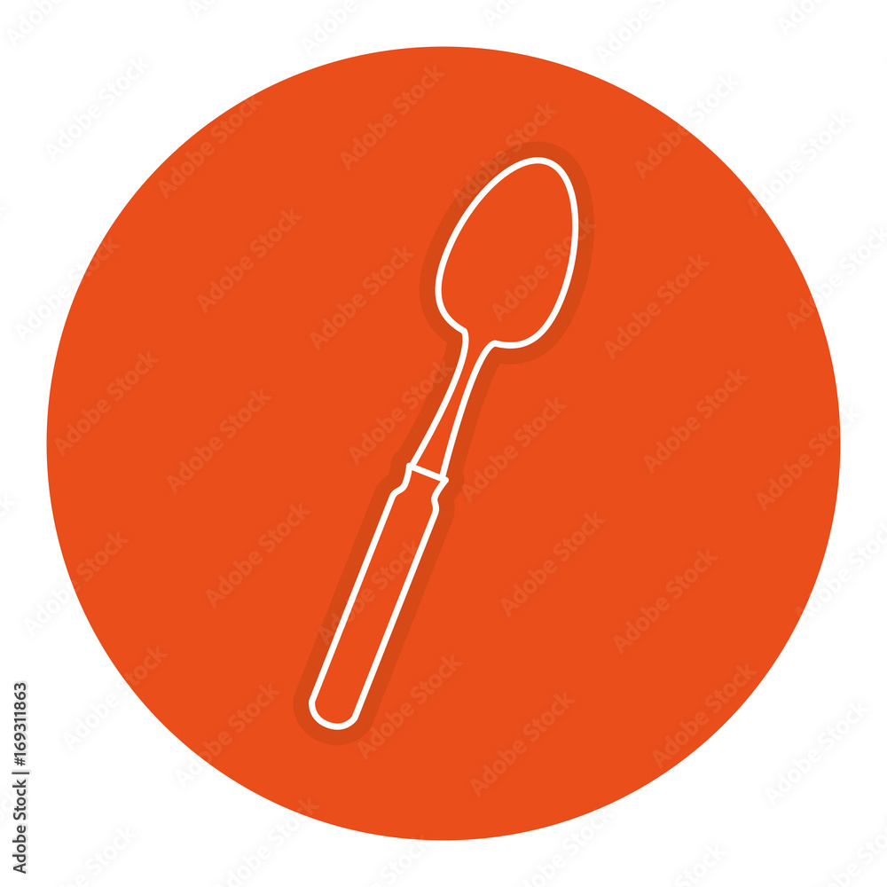 spoon cutlery isolated icon vector illustration design spoon cutlery isolated icon vector illustration design