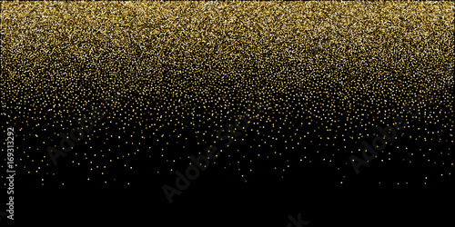 Gold dust – stock vector